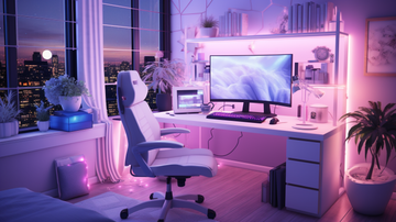 With a few accessories from Dareu, you can have a cute computer setup in a trice